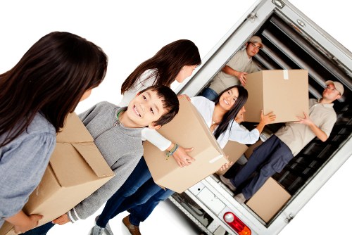 House moving team working in Abbey Wood near residential properties