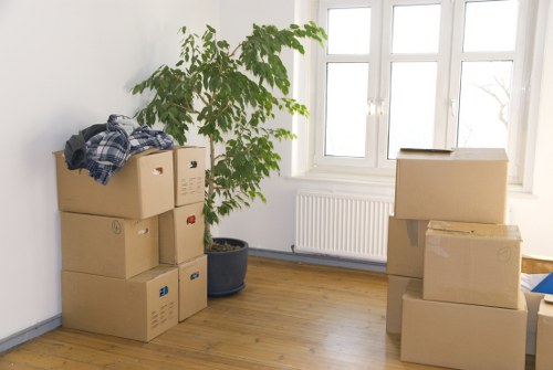 Professional movers handling stairs and access challenges in Abbey Wood