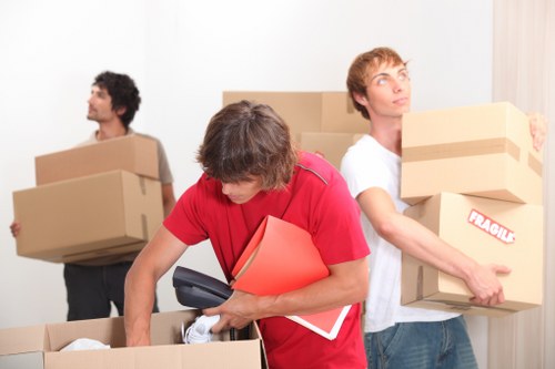 Careful loading of furniture for a removals job in Abbey Wood