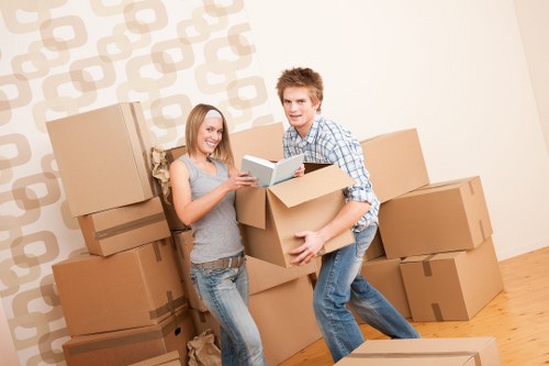 Local removals team handling access and parking in Abbey Wood