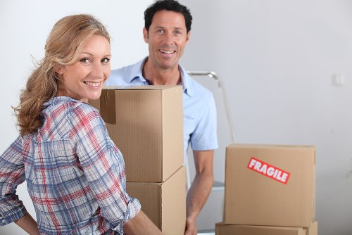 Van moving service operating with safe practices
