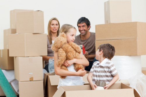 Local movers handling a business relocation with care